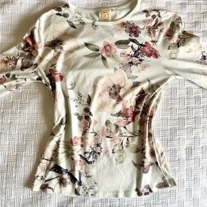 Coquette Floral Print Top
